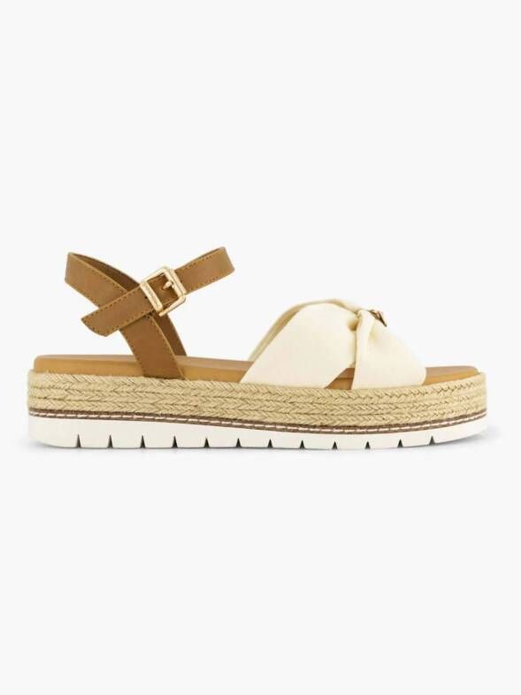 Esprit Beige platform sandaal