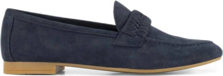 ESPRIT suède loafer blauw