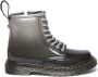 Dr. Martens 1460 Glitter T lak veterboots zwart zilver - Thumbnail 14