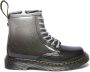 Dr. Martens 1460 Glitter T lak veterboots zwart zilver - Thumbnail 2