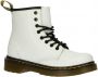 Dr Martens 1460 K Delaney Veterboots Laarzen Met Veters Meisjes Wit - Thumbnail 1