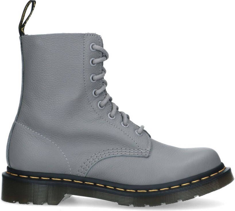 Dr. Martens 1460 Pascal Virginia Grey leren veterboots grijs - Schoenen.nl