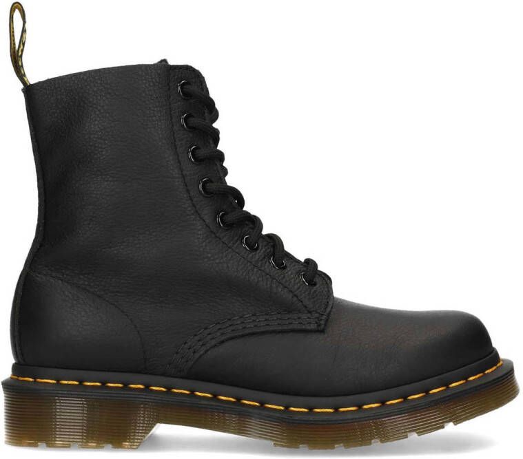 Dr Martens Dr. Martens Virginia Black leren veterboots zwart