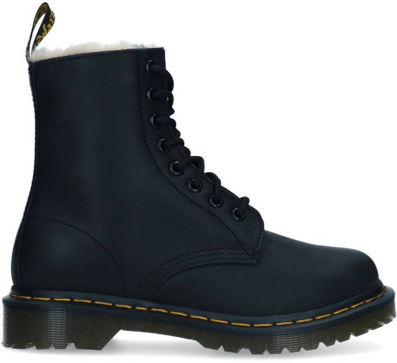 Dr. Martens 1460 Serena Black leren veterboots zwart