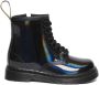 Dr. Martens 1460 T leren veterboots zwart rainbow Meisjes Leer Effen 23 - Thumbnail 2