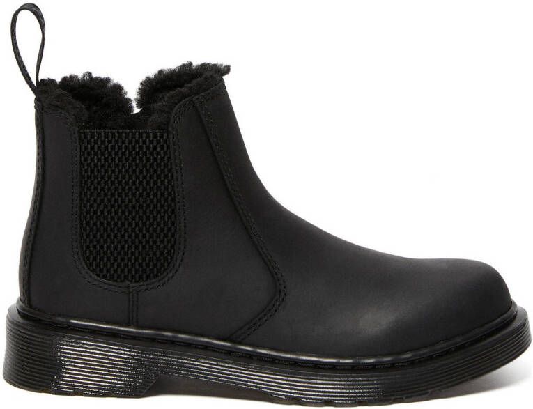 Dr. Martens 2976 Leonore Mono gevoerde leren enkelboots zwart