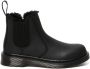 Dr. Martens 2976 Leonore Mono gevoerde leren enkelboots zwart - Thumbnail 1