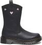 Dr. Martens Bex Heart P-O Boot J leren enkellaarzen zwart lila - Thumbnail 2