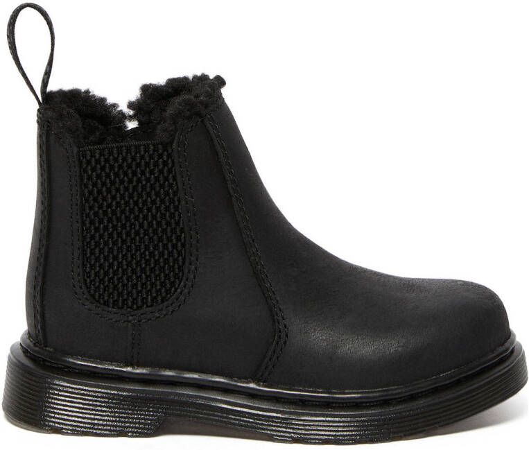 Dr. Martens Leonore Mono leren enkelboots zwart