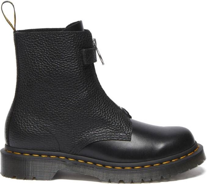 Dr. Martens 1460 Pascal Frnt Zip leren enkelboots zwart