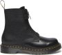 Dr martens Dr. Martens 1460 Pascal front zipper Zwart Leer Biker boots Dames - Thumbnail 2