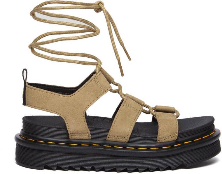 Dr. Martens Nartilla nubuck sandalen beige