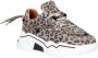 DWRS LABEL DWRS Jupiter leopard sneakers Beige Leer Lage sneakers Dames - Thumbnail 1