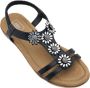 Easy Street comfort sandalen zwart - Thumbnail 1