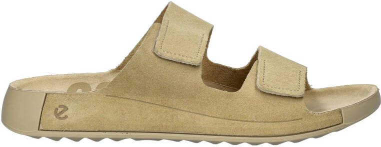 Ecco 2nd Cozmo nubuck slippers zand