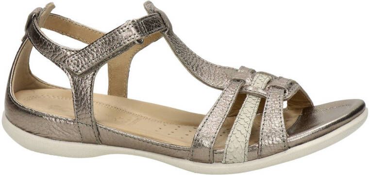 Ecco Sandalen Flash zomerschoen sandaal klittenbandschoen in metallic-look
