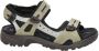 Ecco Offroad leren outdoor sandalen lichtkaki - Thumbnail 1