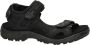 Ecco Offroad nubuck outdoor sandalen zwart - Thumbnail 1