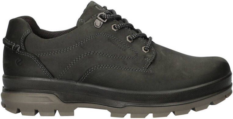 Ecco Rugged Track nubuck veterschoenen zwart