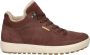 Ecco Soft 7 Tred gevoerde nubuck sneakers bruin - Thumbnail 1