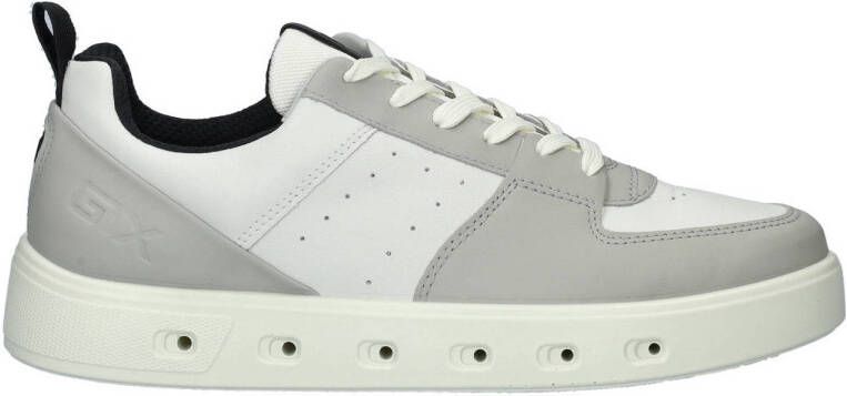 Ecco Street 720 leren sneakers grijs wit