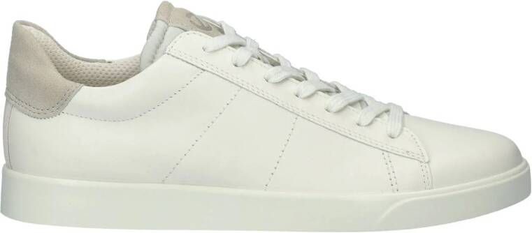 Ecco Street Lite M comfort leren sneakers wit