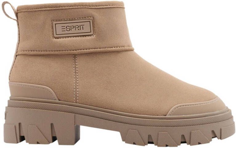 ESPRIT chunky enkelboots beige