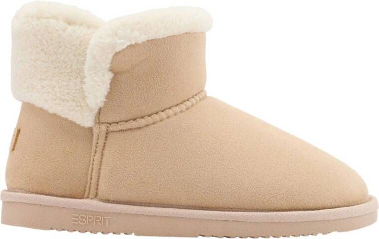 ESPRIT gevoerde enkelboots beige