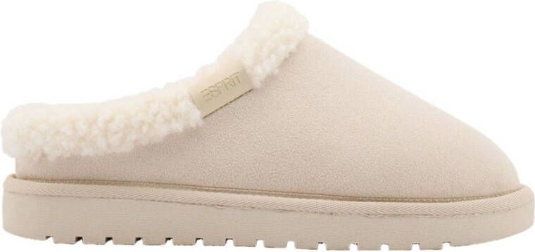 ESPRIT pantoffels beige