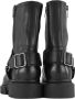 5th Avenue leren bikerboots zwart - Thumbnail 3