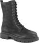 5th Avenue leren veterboots zwart - Thumbnail 3