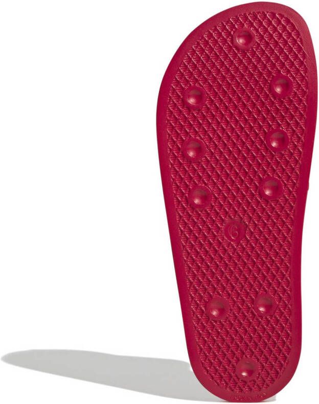 adidas Originals Adilette badslippers rood wit