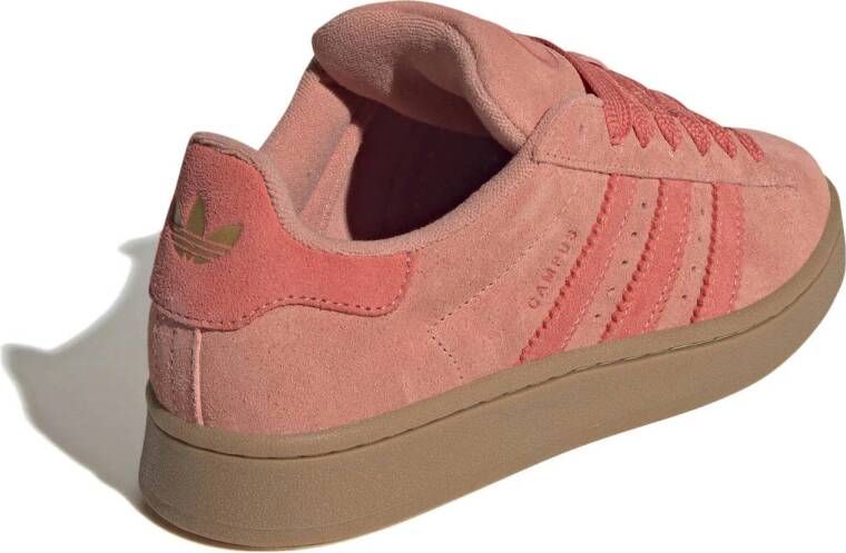 adidas Originals Campus 00's suède sneakers oudroze oranjerood