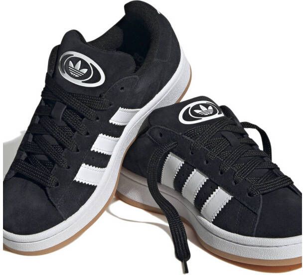 adidas Originals Campus 00's suède sneakers zwart wit