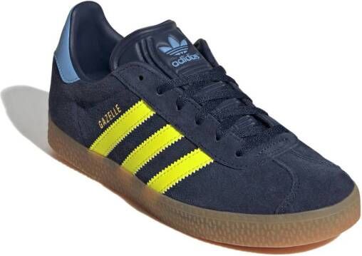 adidas Originals Gazelle sneakers donkerblauw geel gum