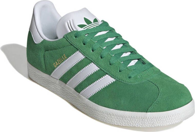 adidas Originals Gazelle sneakers groen wit