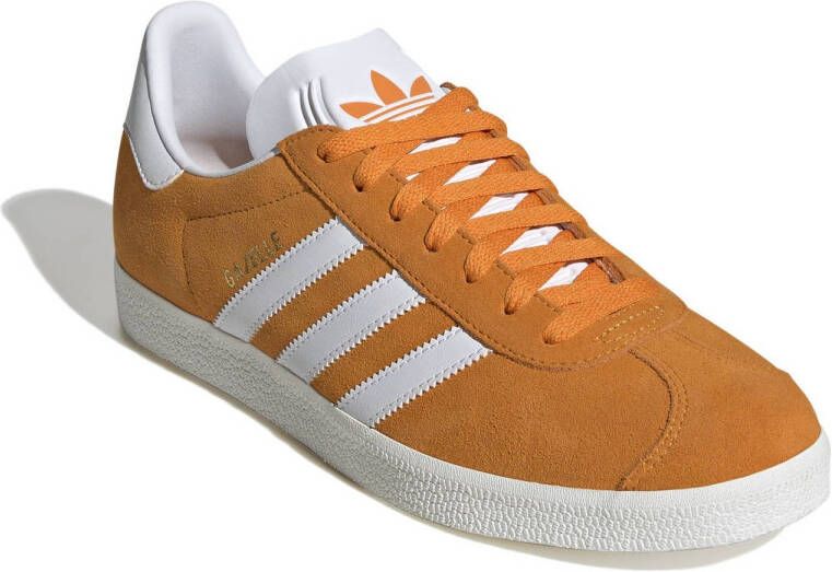 adidas Originals Gazelle sneakers oker wit