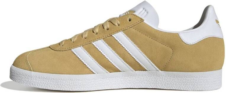 adidas Originals GAZELLE sneakers oker wit