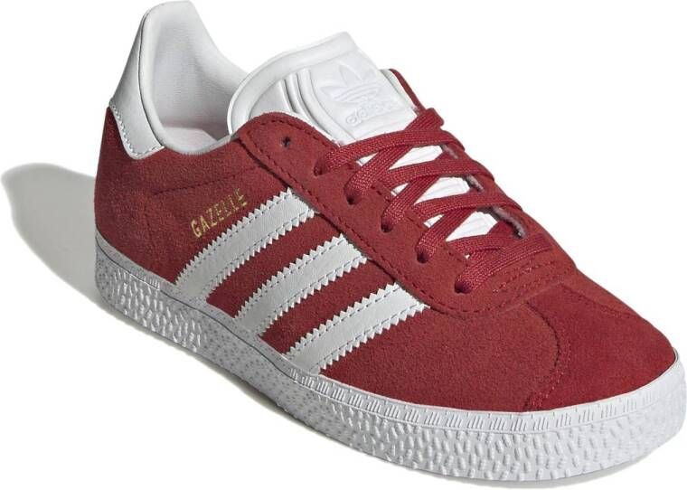 Adidas Originals Gazelle sneakers rood wit