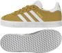 Adidas Originals Gazelle suède sneakers oker wit - Thumbnail 4