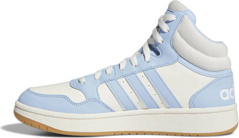 adidas Sportswear Hoops 3.0 Mid sneakers lichtblauw wit gum