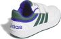 Adidas Originals Hoops sneakers wit groen kobaltblauw Imitatieleer 34 - Thumbnail 4