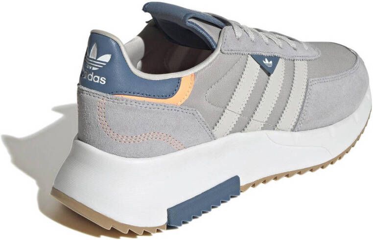 adidas Originals Retropy F2 sneakers grijs blauw oranje