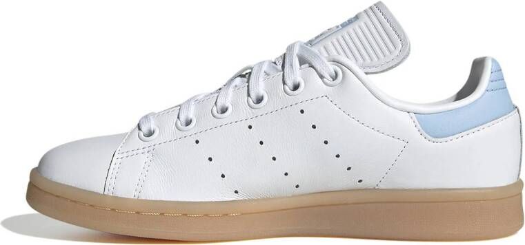 adidas Originals Stan Smith sneakers wit lichtblauw gum