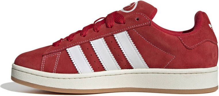 adidas Originals Campus 00's suède sneakers rood wit