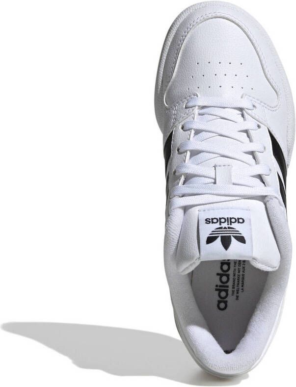 adidas Originals Team Court 2 sneakers wit zwart