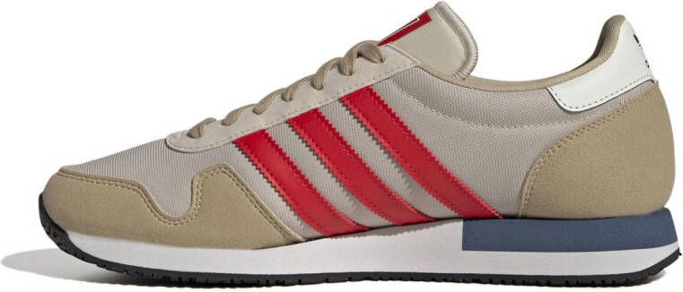 adidas Originals Usa 84 sneakers bruin rood wit