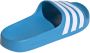 Adidas Perfor ce Adilette Aqua badslippers blauw wit Rubber 28 - Thumbnail 9