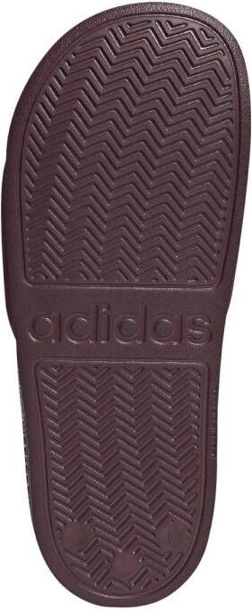 adidas Performance Adilette Shower badslippers donkerrood goud