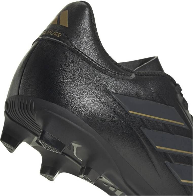 adidas Performance Copa Pure 2 Club FxG senior voetbalschoenen zwart antraciet goudkleurig